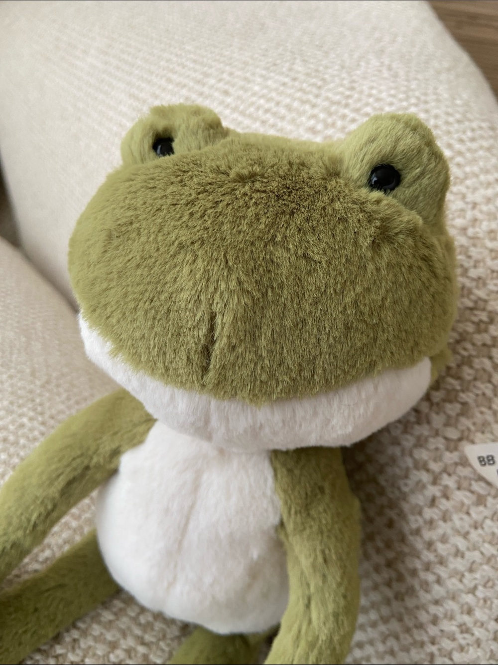 Jellycat Finnegan Frog Plush Toy I-11 - Picture 2 of 7